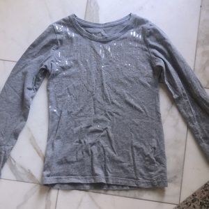 Sparkly long sleeve shirt